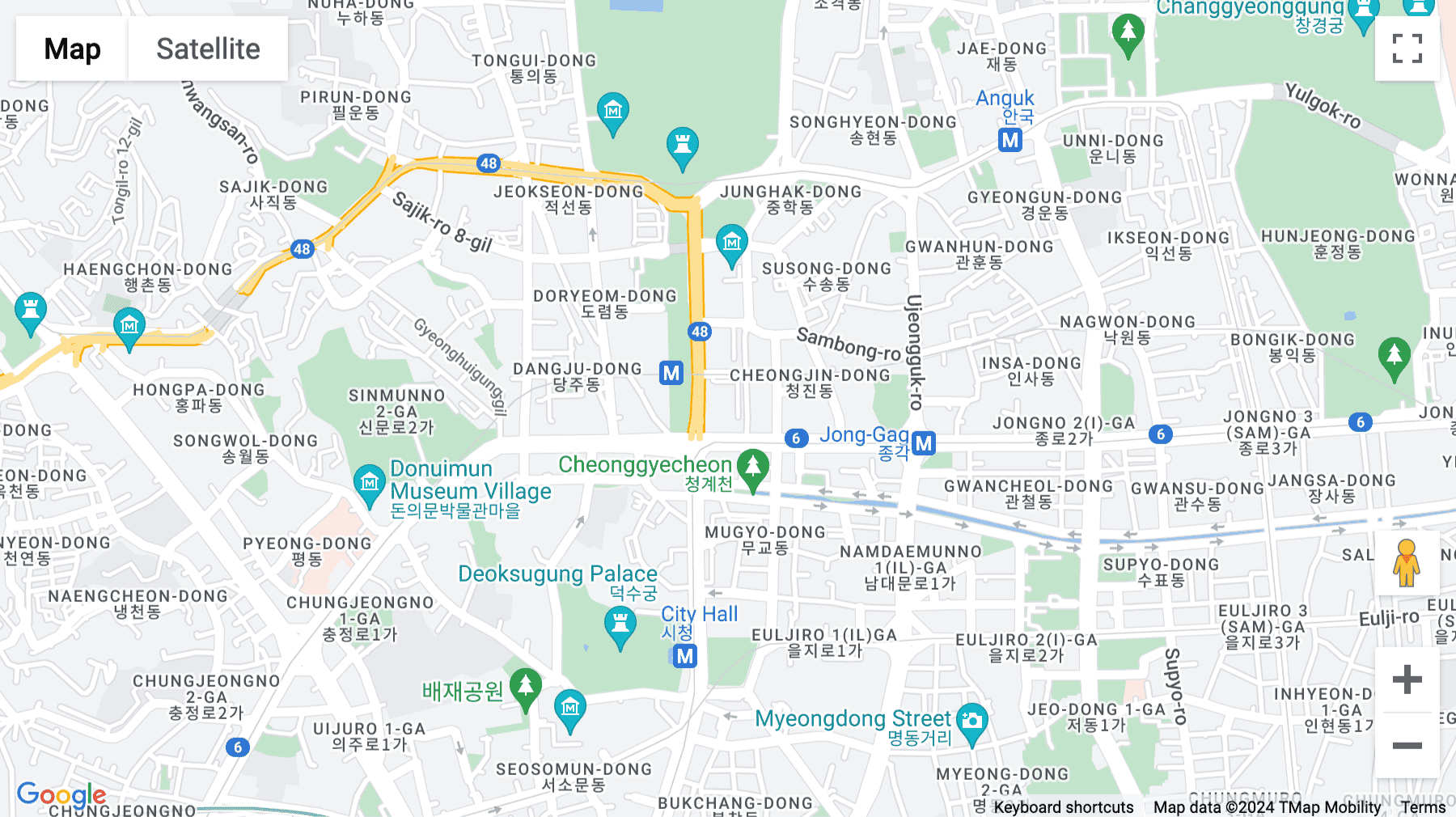 Click for interative map of Kyobo Building 15th Floor, 1 Jongno 1-Ga, Jongno-Gu, Seoul