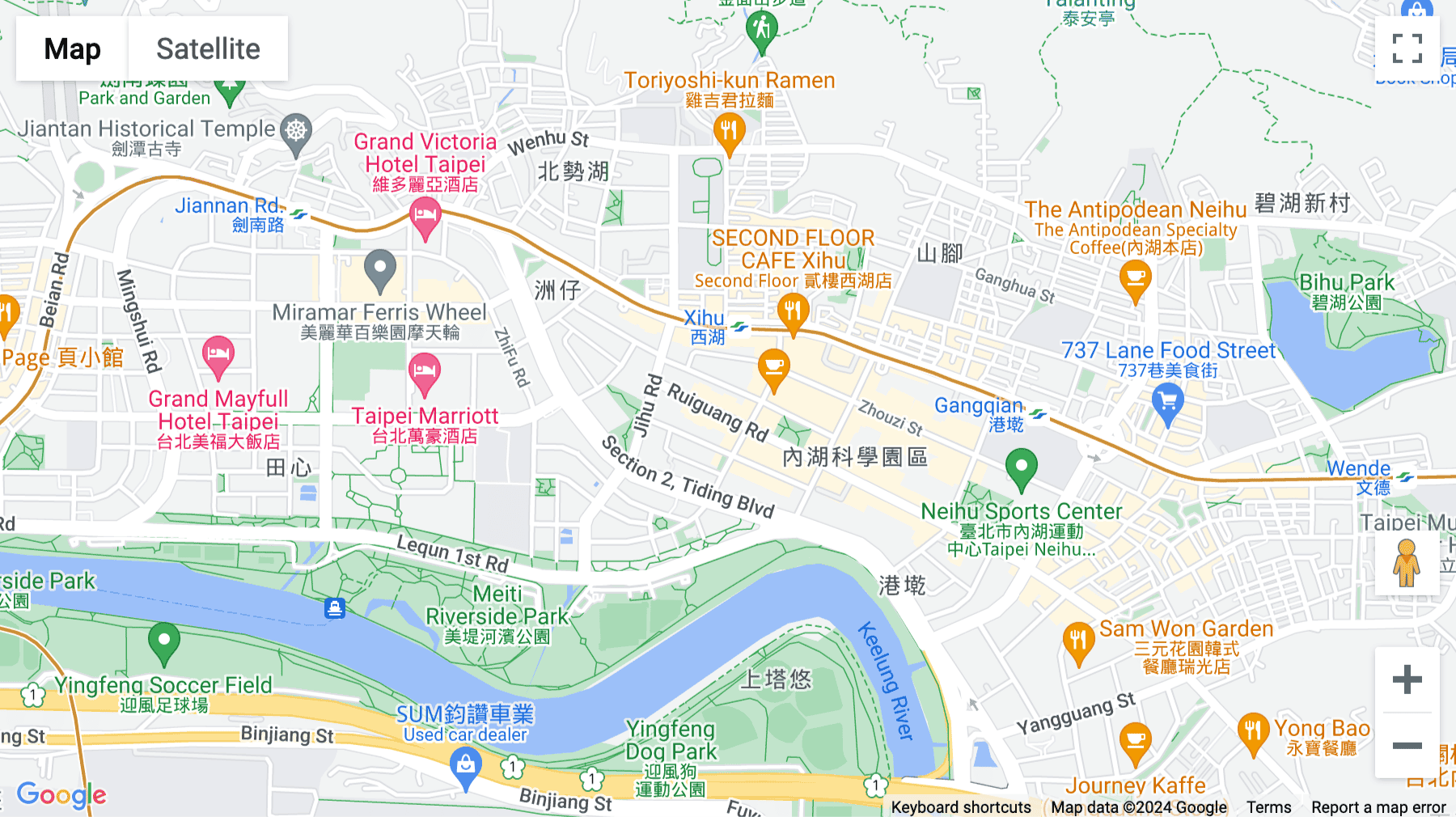 Click for interative map of Nasdaq Center, 4F, No.607, Ruiguang Road, Neihu District, Taipei, Taiwan, Taipei