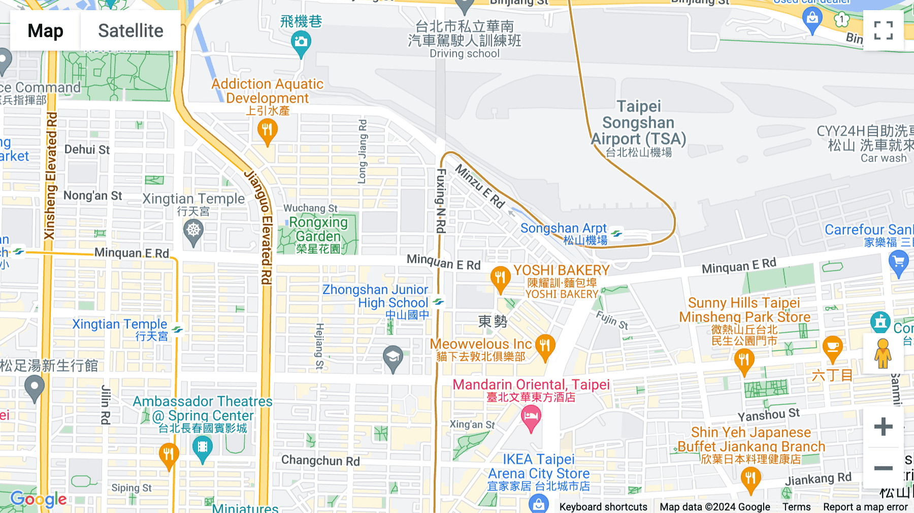 Click for interative map of 4F, No. 369, Fuxing North Road, Taipei