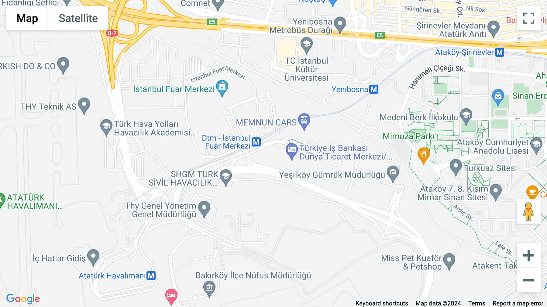 Click for interative map of EGS Business Park B1 Blok No:1, 57 Yeşilköy, Istanbul
