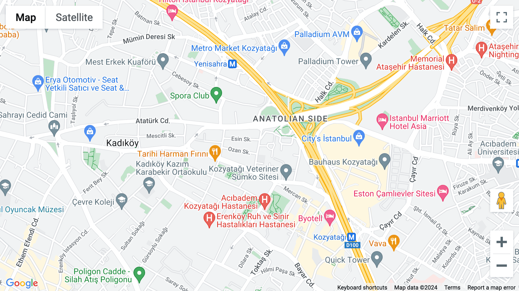 Click for interative map of 19 Mayıs Mh., Turapoğlu Sk, Kozyatağı, Istanbul