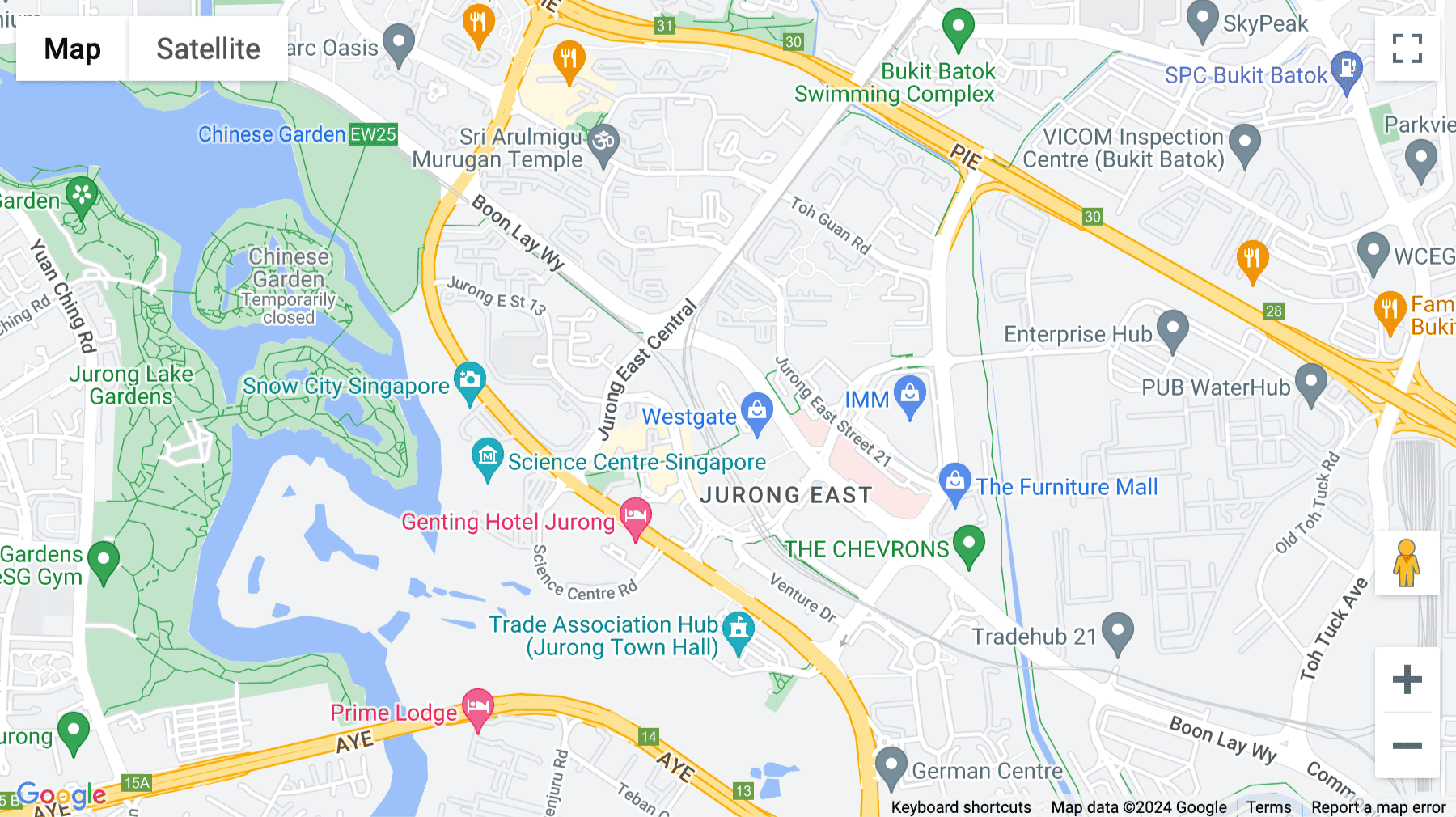 Click for interative map of Westgate Tower, No.07-01, 1 Gateway Drive, Singapore