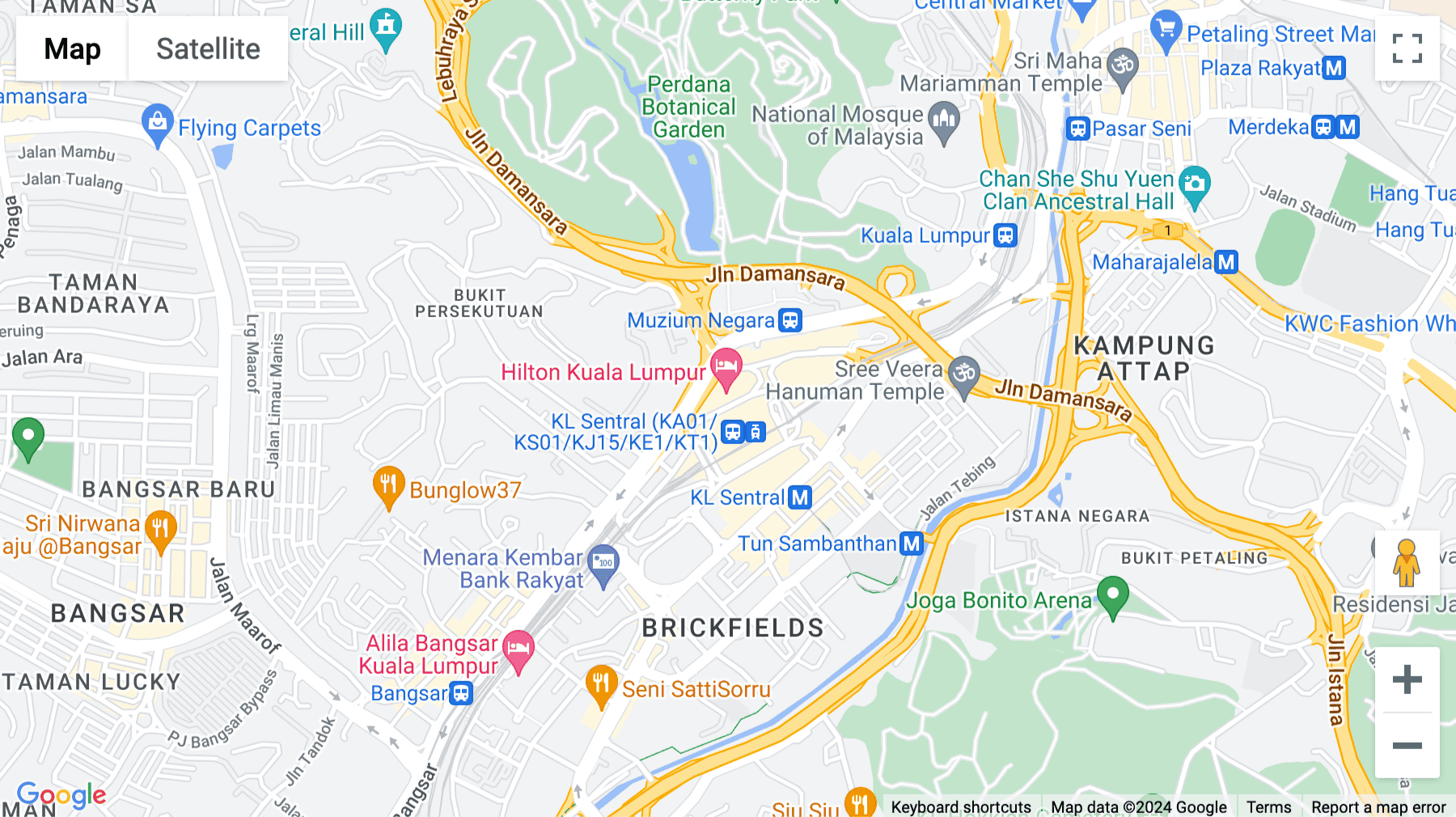 Click for interative map of 35th Floor, QSENTRAL, Jalan Stesen Sentral, KL Sentral, Kuala Lumpur, Malaysia, Kuala Lumpur