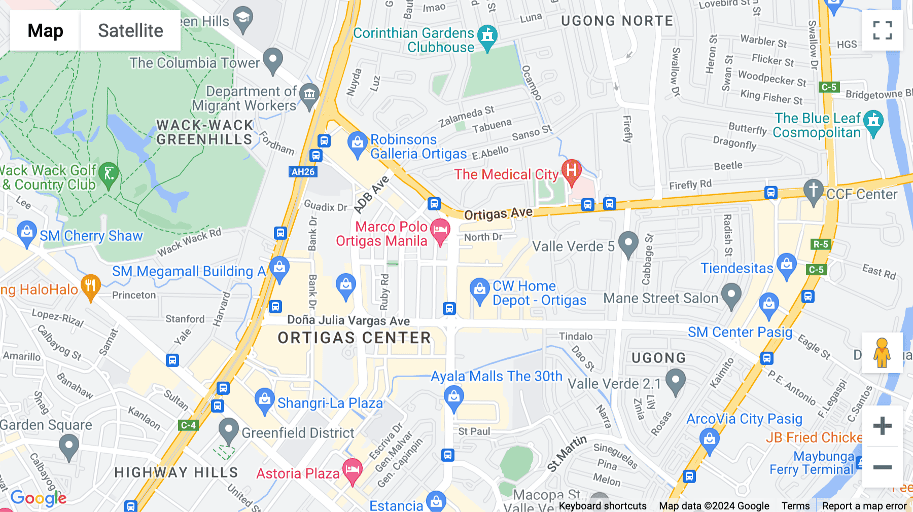 Click for interative map of 11th, 16th and 36th Floor, UnionBank Plaza,Meralco Avenue, Ortigas Centre, Pasig City, Ortigas