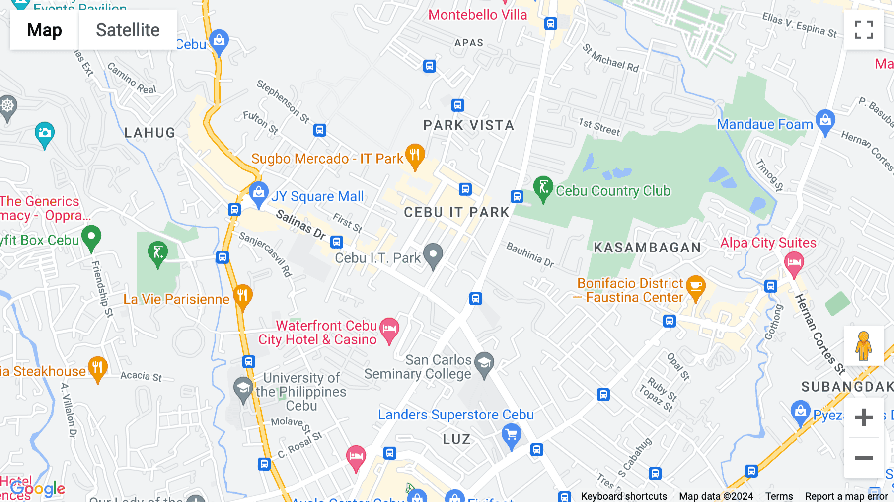 Click for interative map of 14F Park Centrale Building Cebu IT Park, Cebu, Cebu