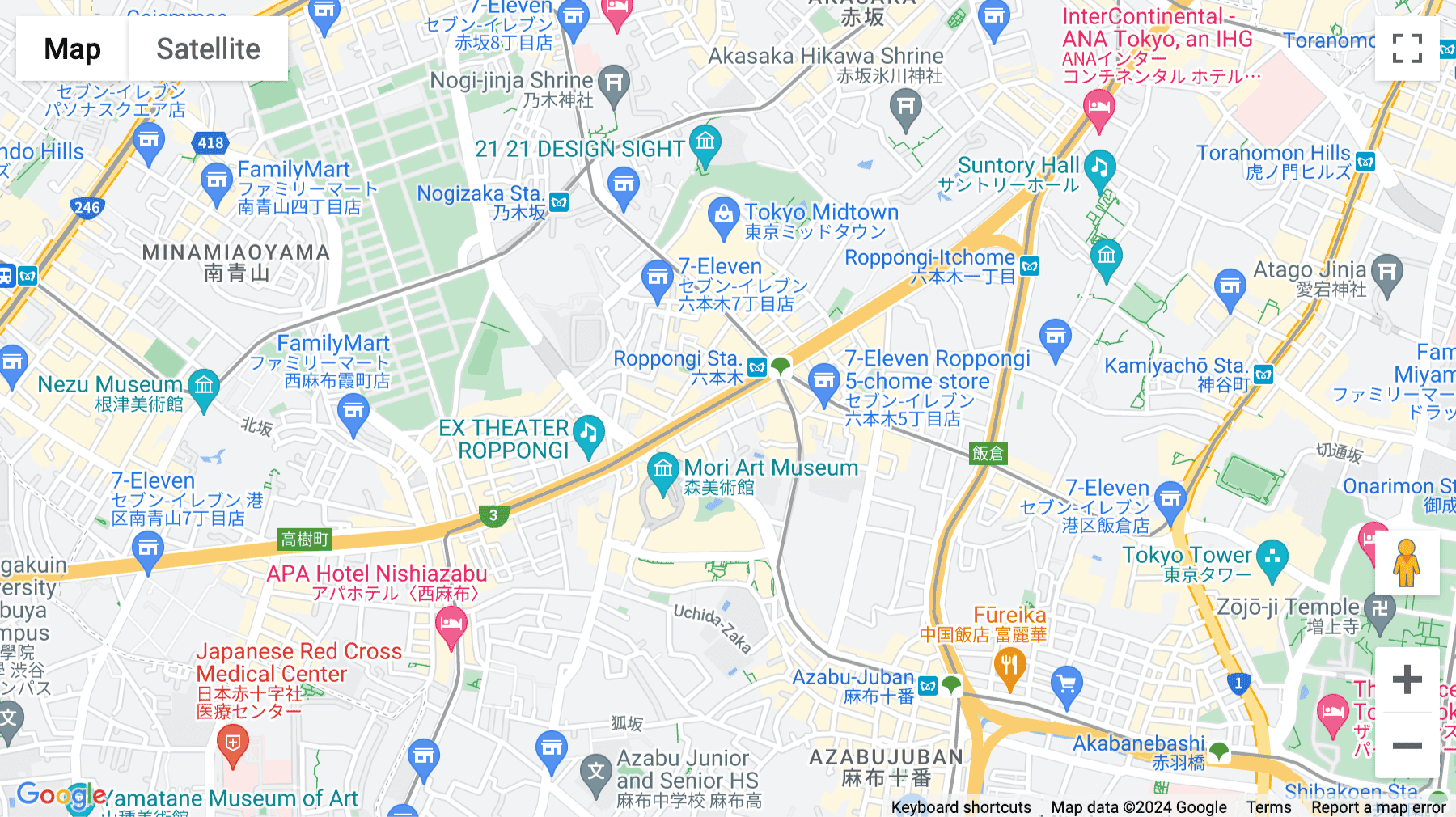 Click for interative map of 5F, 6F & 7F Roppongi Denki Building,6-1-20 Roppongi, Minato-ku, Tokyo