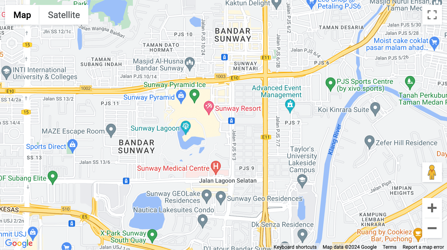 Click for interative map of Suite 20-01 & 20-02B, Level 20, The Pinnacle Persiaran Lagoon, Subang, Jaya Selangor, Darul Ehsan, Bandar Sunway