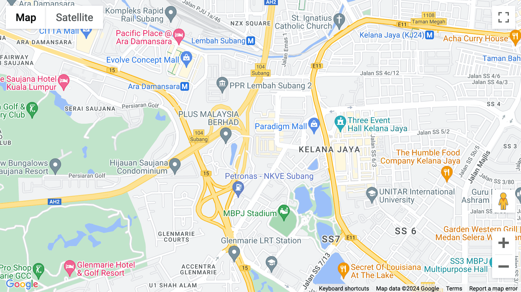 Click for interative map of Zenith Corporate Park, Jalan SS7/26, Selangor, Petaling Jaya