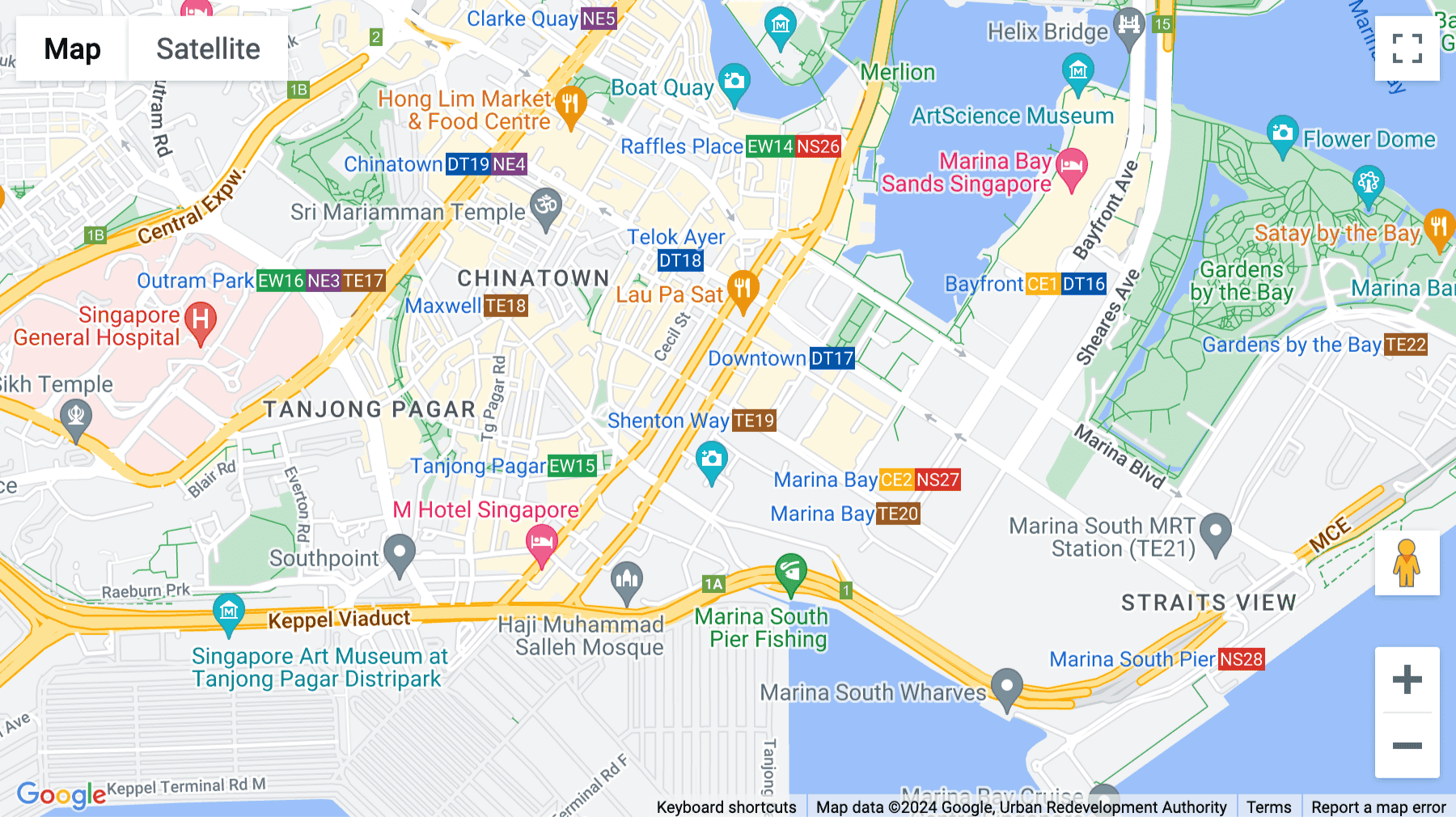 Click for interative map of 5 Shenton Way, Singapore