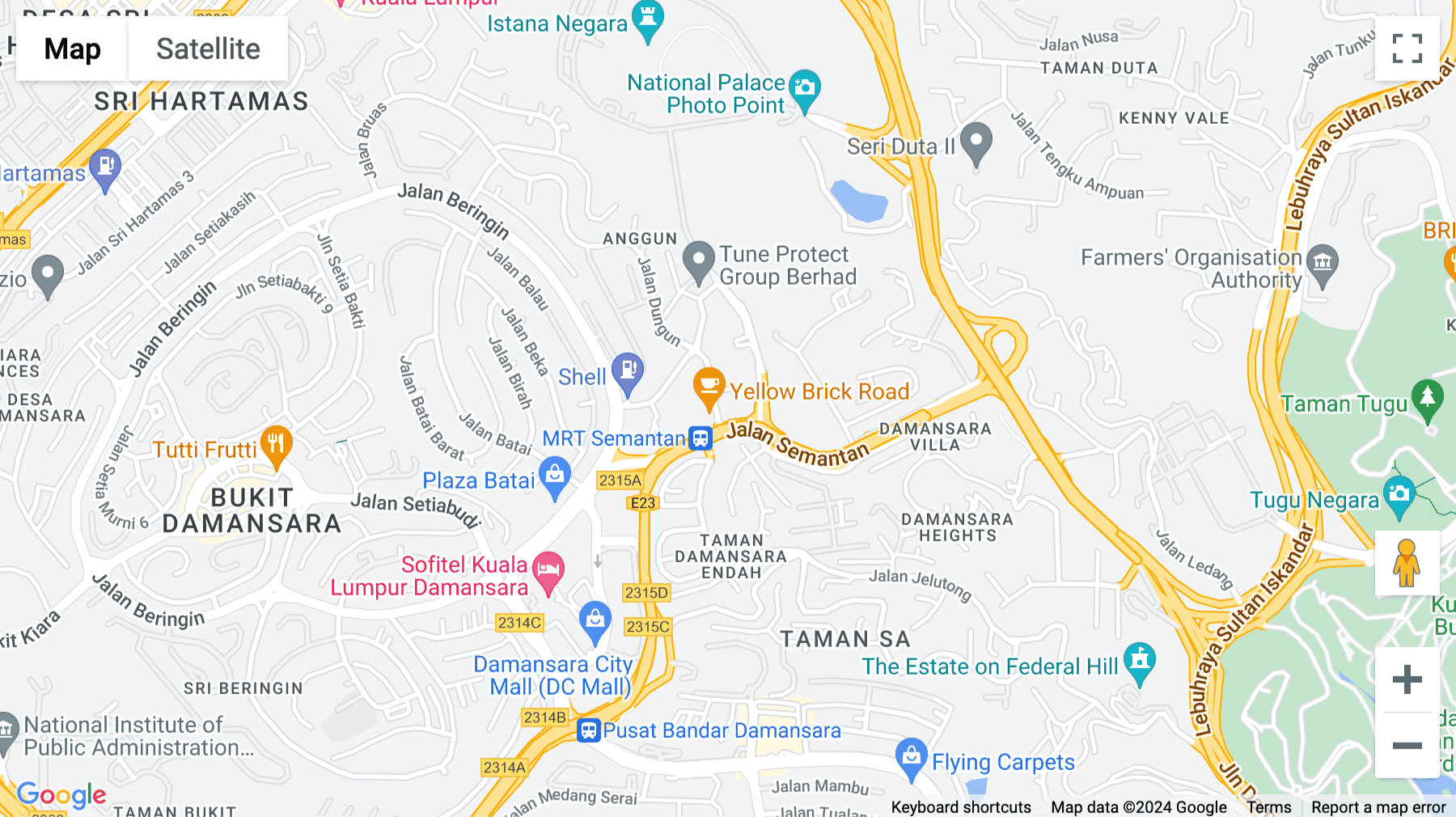 Click for interative map of Penthouse, Level 16, Wisma Uoa Damansara Il, 6, Changkat Semantan Bukit Damansara, Wilayah Persekutuan Kuala Lumpur, Kuala Lumpur