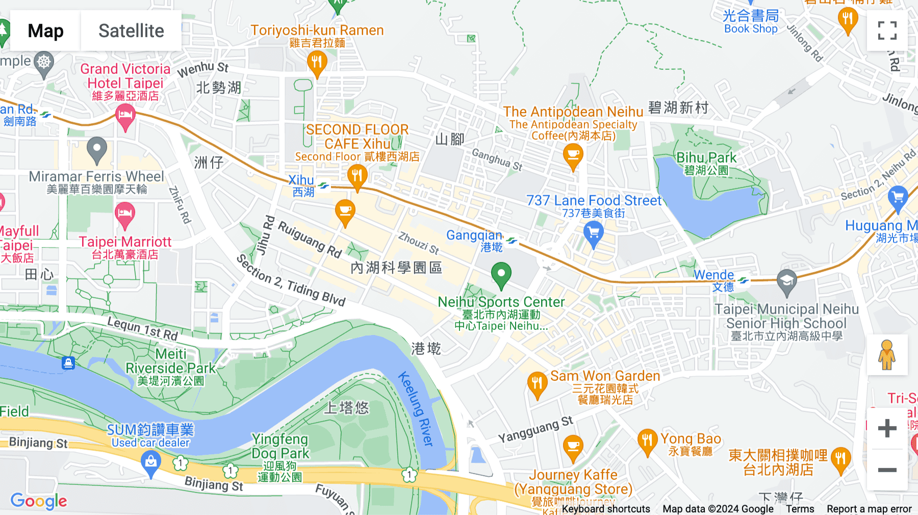 Click for interative map of Level 4, Neihu New Century Building, 55 Zouzi Street, Neihu District, Taipei