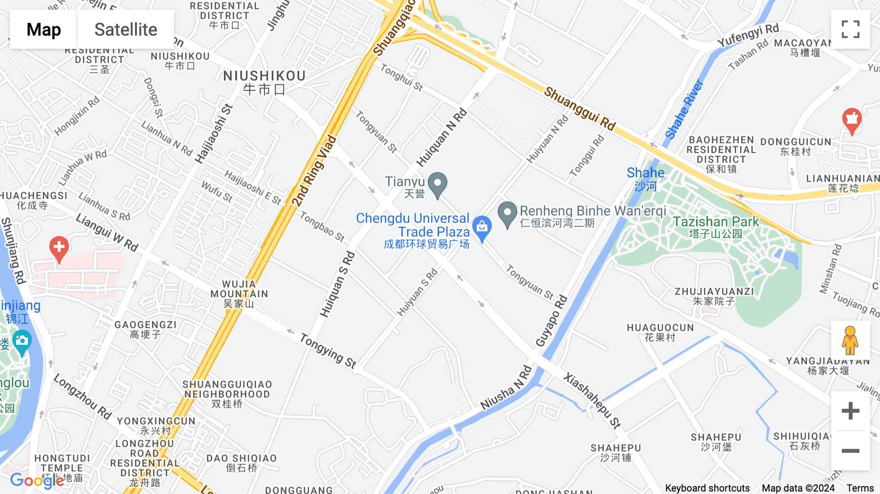 Click for interative map of 199 Dongda Street, Chengdu, Chengdu