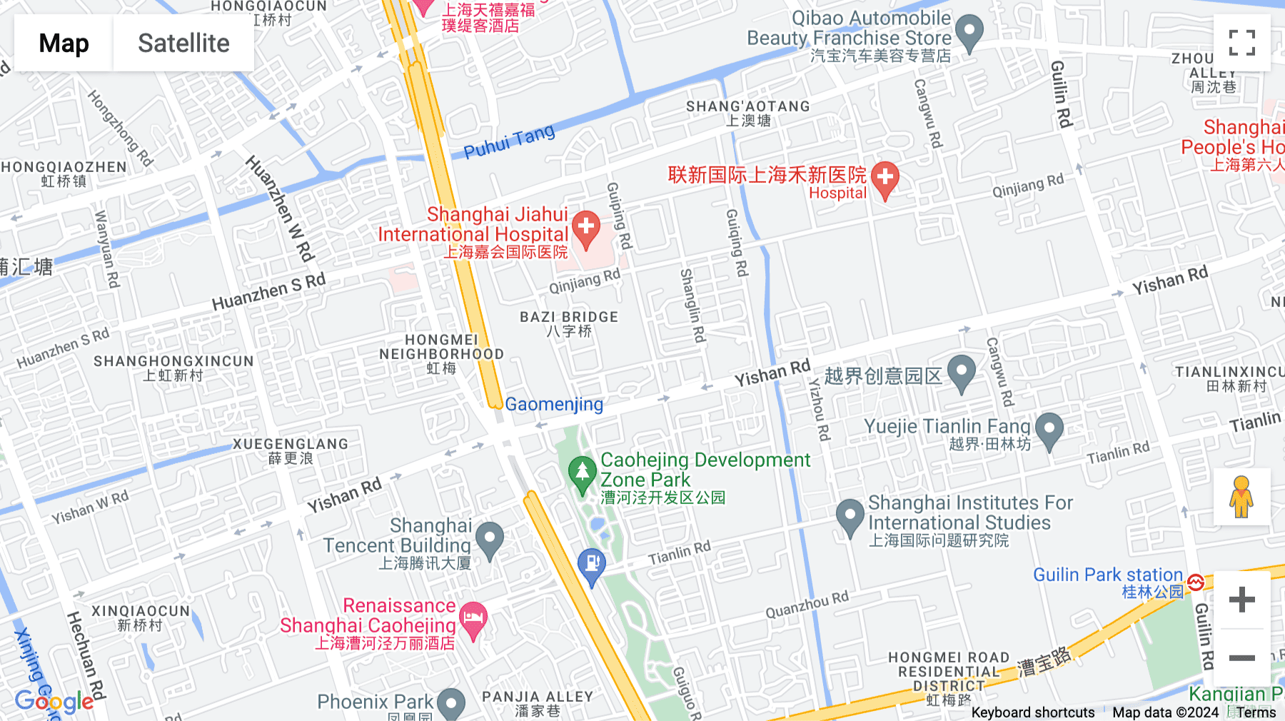 Click for interative map of 8F, 9F, 10F, Building C, No. 900 Yishan Road, Xuhui District, Shanghai