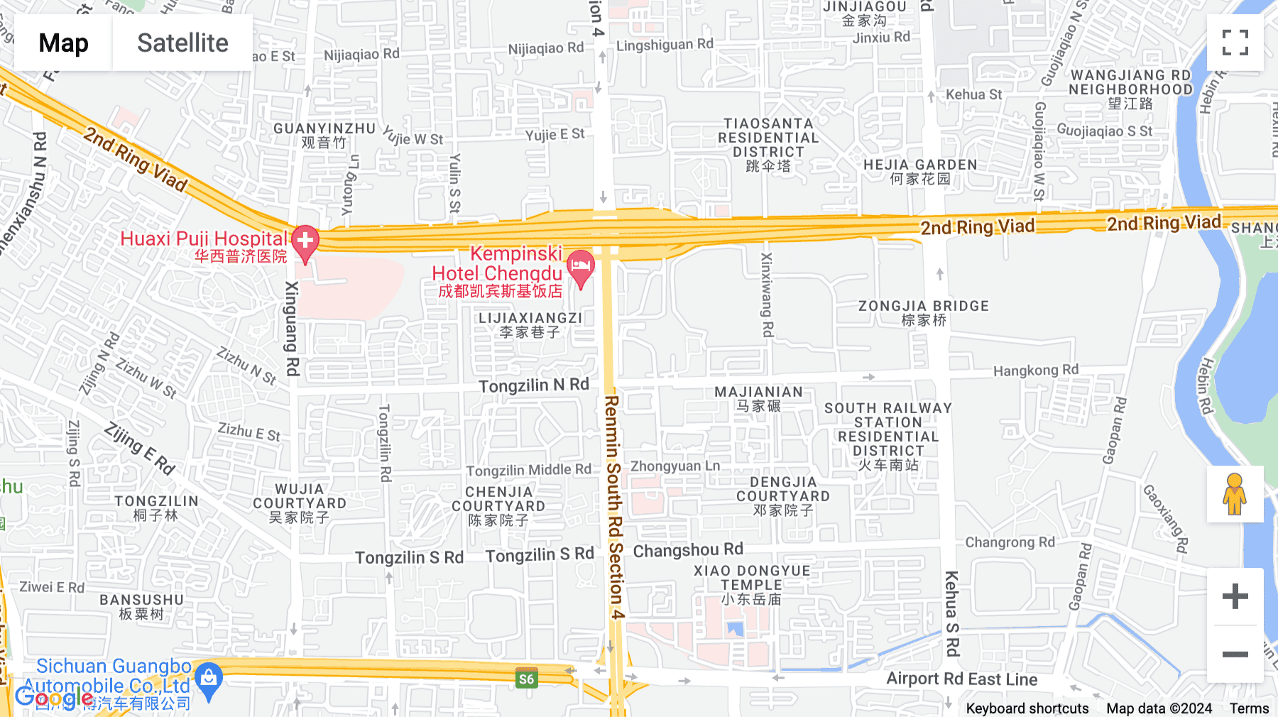 Click for interative map of 26th floor, Block A, Air China Century Center, 1 Hangkong Road, Wuhou District, Chengdu, Chengdu