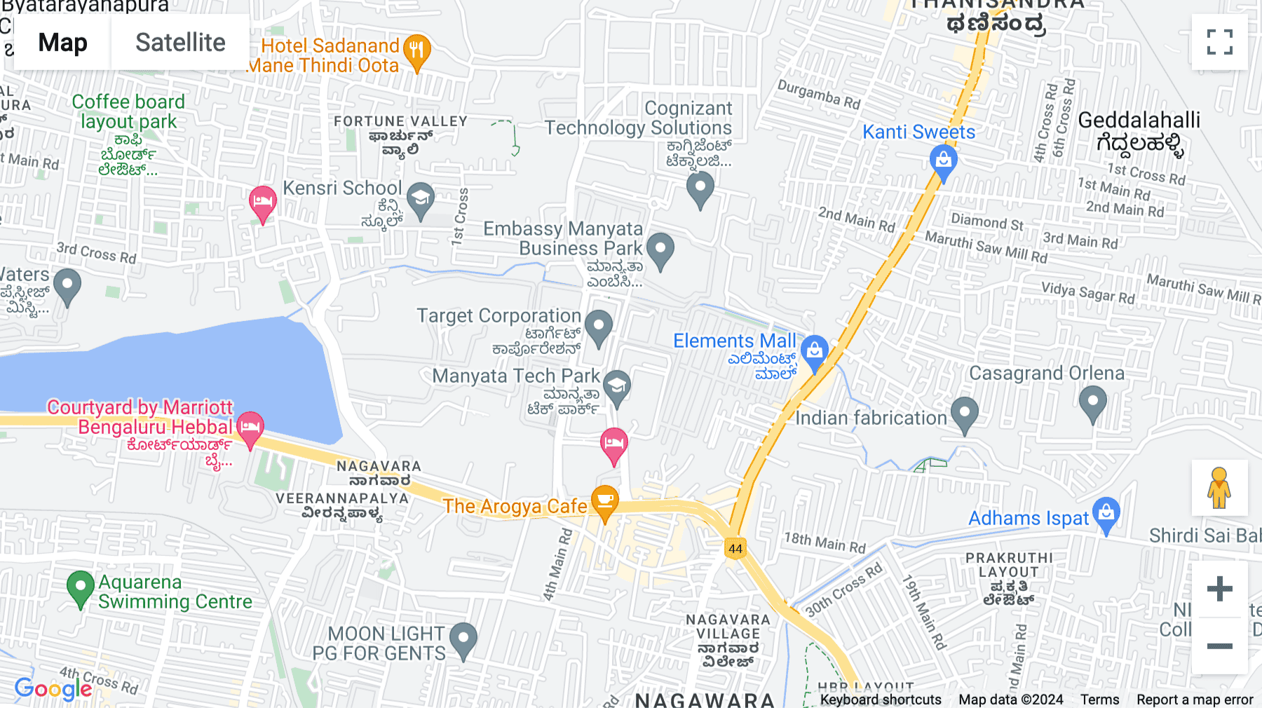 Click for interative map of Level 7, Mfar Greenheart, Manyata Tech Park, Hebbal Outer Ring Road, Bangalore, Bangalore