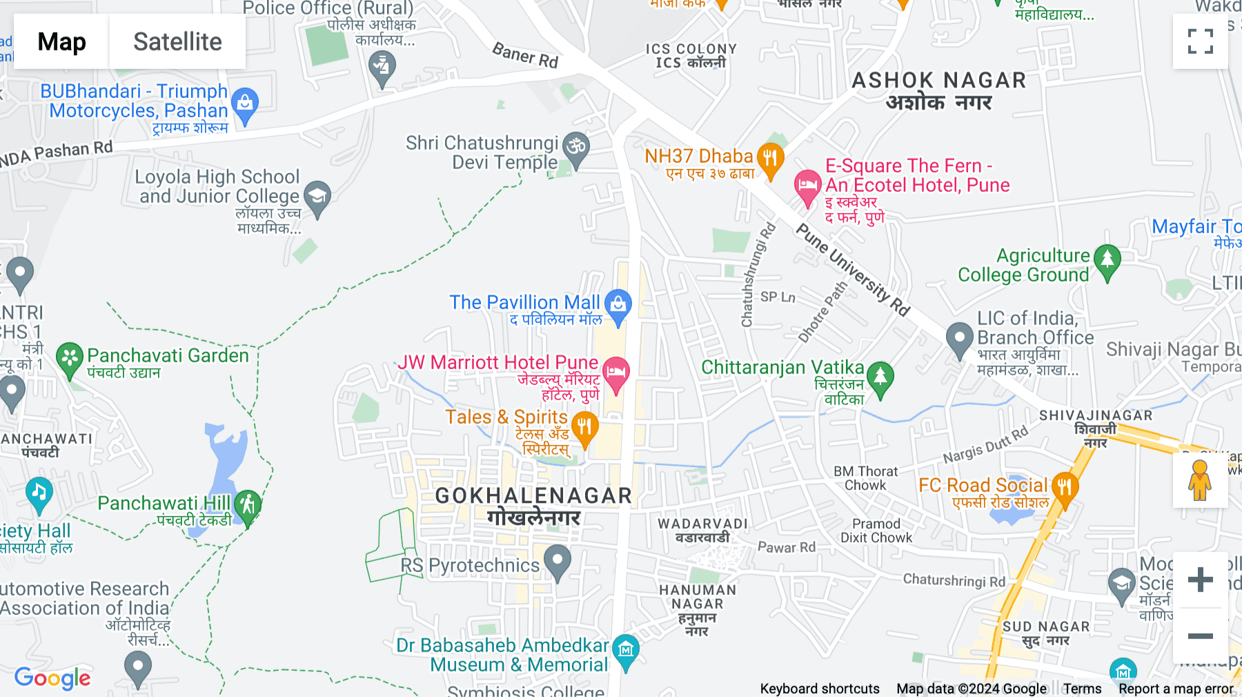 Click for interative map of The Pavillion, 5, 6 & 7th Floor, Senapati Bapat Road, 30, Shivajinagar, Pune