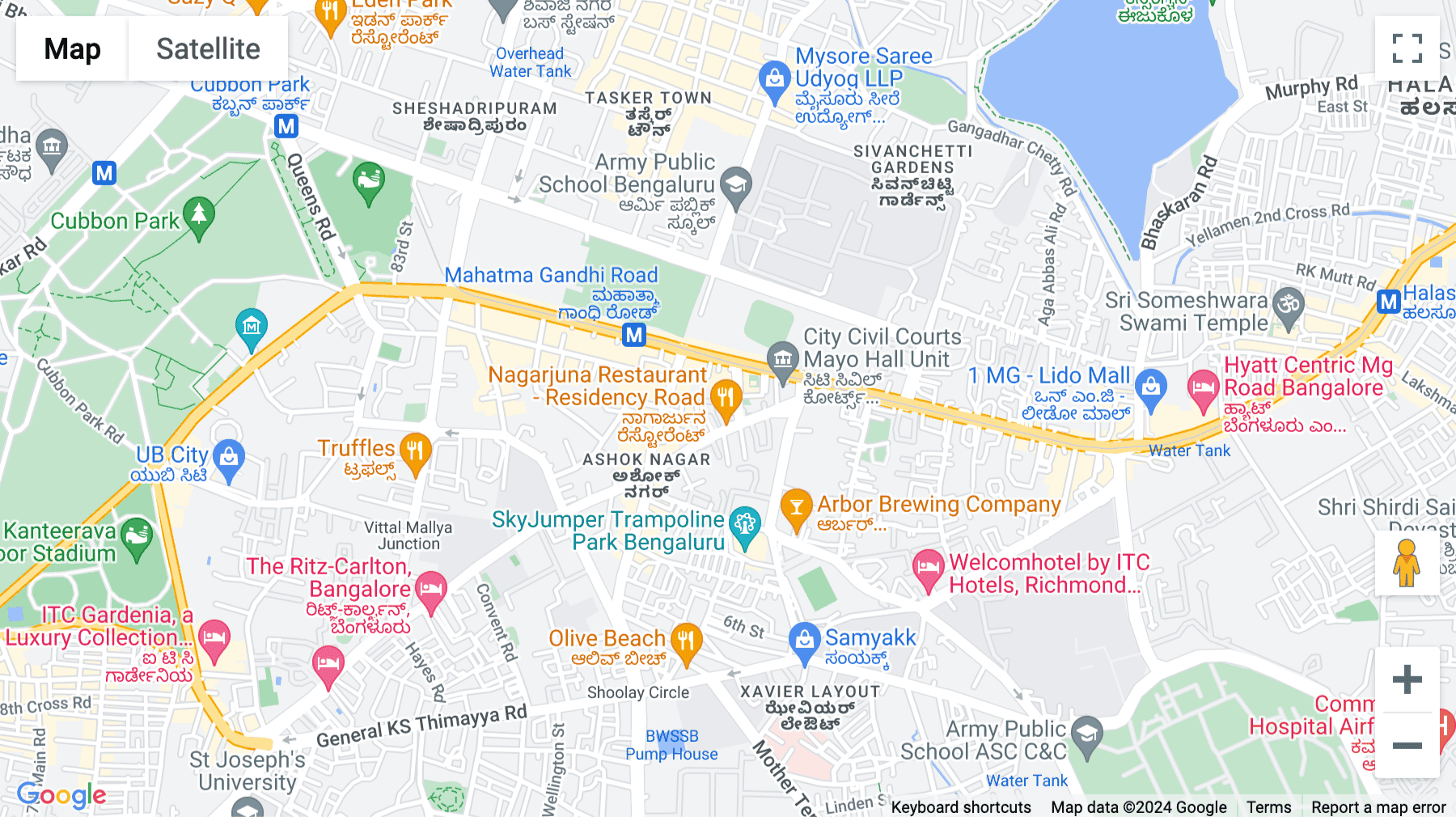 Click for interative map of 1st Floor, Gopala Krishna Complex, No.45/3 Residency Road, Bengaluru, Bangalore