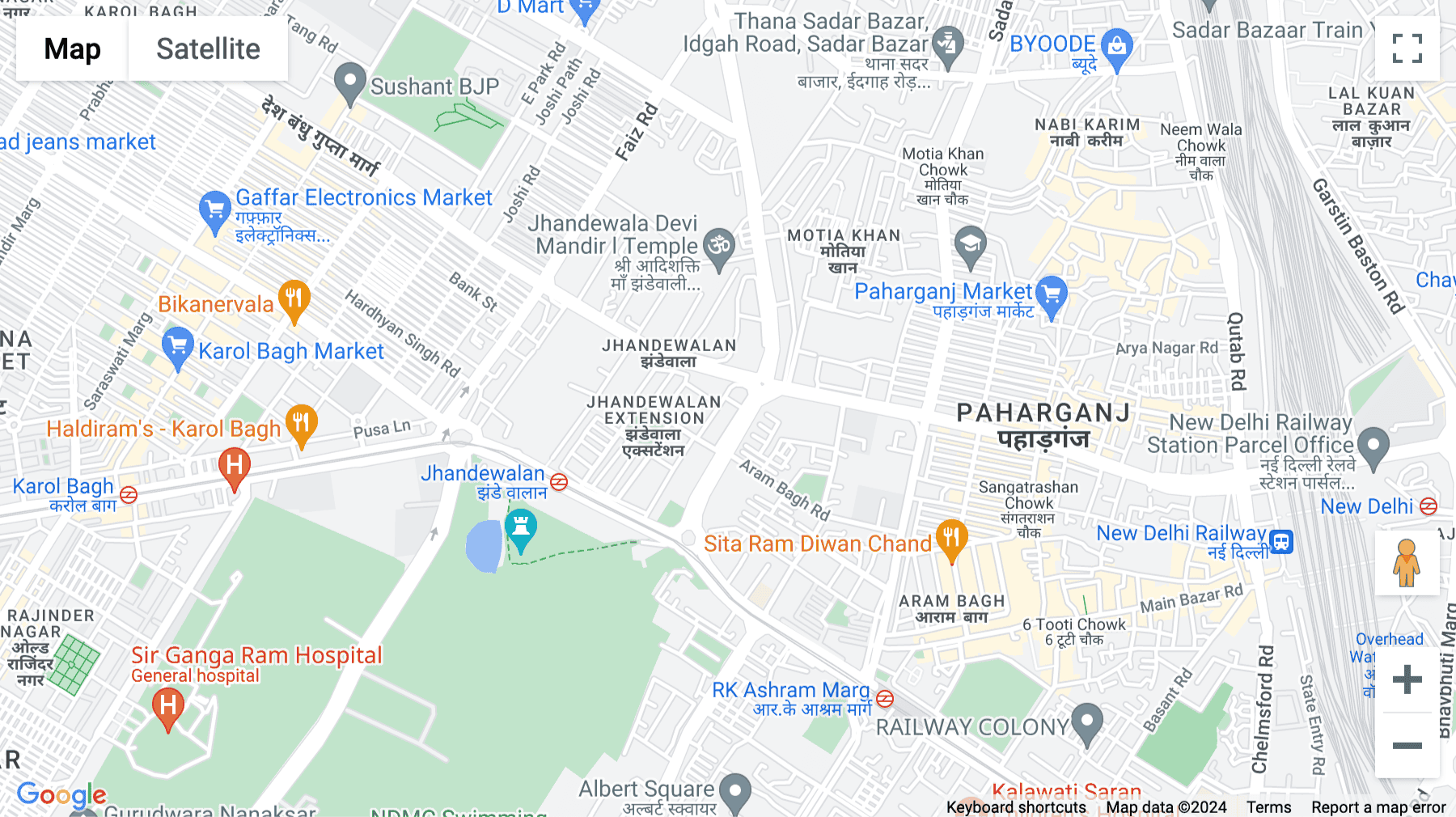 Click for interative map of Delhi Press, E-3, Rani Jhansi Rd, Block E 4, Jhandewalan Extension, Jhandewalan, New Delhi