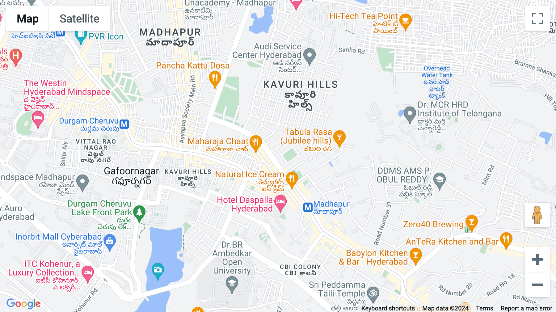 Click for interative map of Plot No-44, Phase I, Kavuri Hills, Hyderabad, Hyderabad