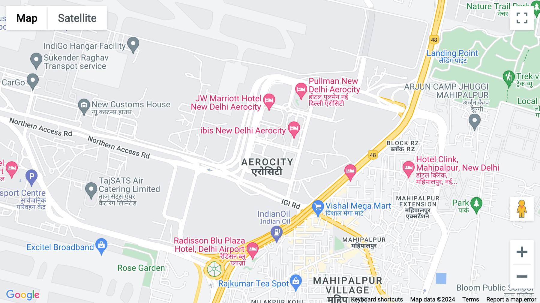 Click for interative map of Ground Floor, Worldmark 1, Aerocity, Indira Gandhi International Airport, New Delhi