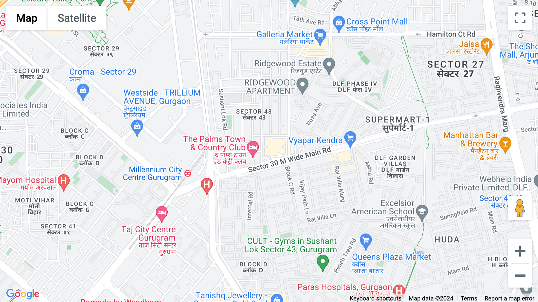 Click for interative map of 3rd Floor, Time Square Building, Sushant Lok 1, Block B, Gurugram