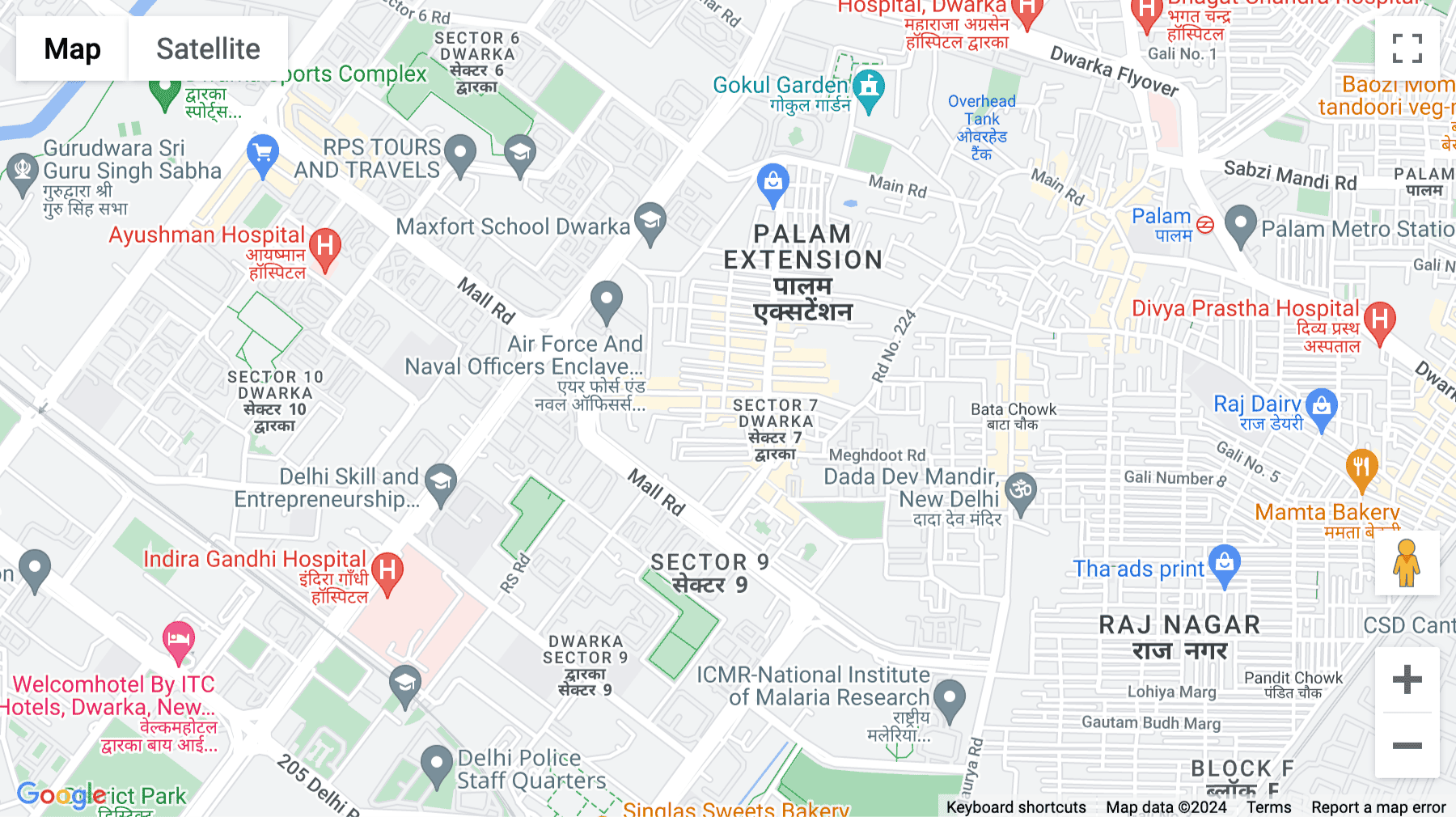 Click for interative map of D485, 3rd Floor, Palam Extension, Dwarka, Sector 7, New Delhi