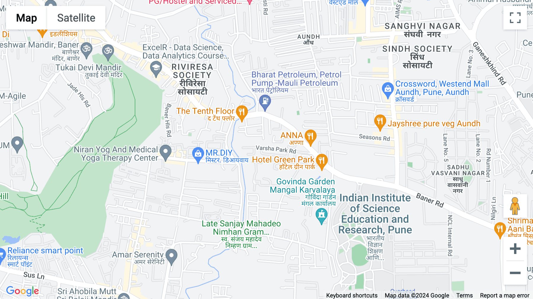 Click for interative map of D27, Varsha Park, Near Bhairavee Restaurant, Baner Rd, Baner Gaon, Pune