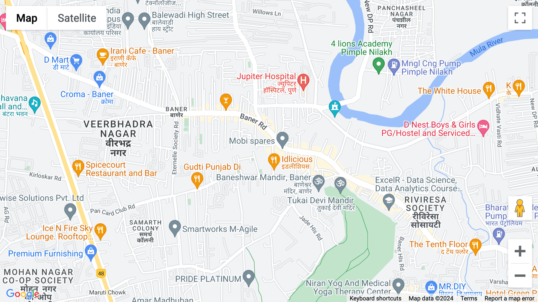 Click for interative map of Plot No.26 Cosmos Gardens, Baner Road, Pune, Maharashtra, Pune