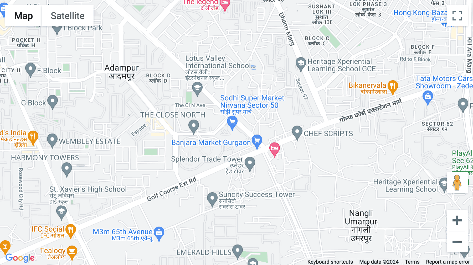 Click for interative map of C-503, Unitech Business Zone, South City II, Sector-50, Gurugram