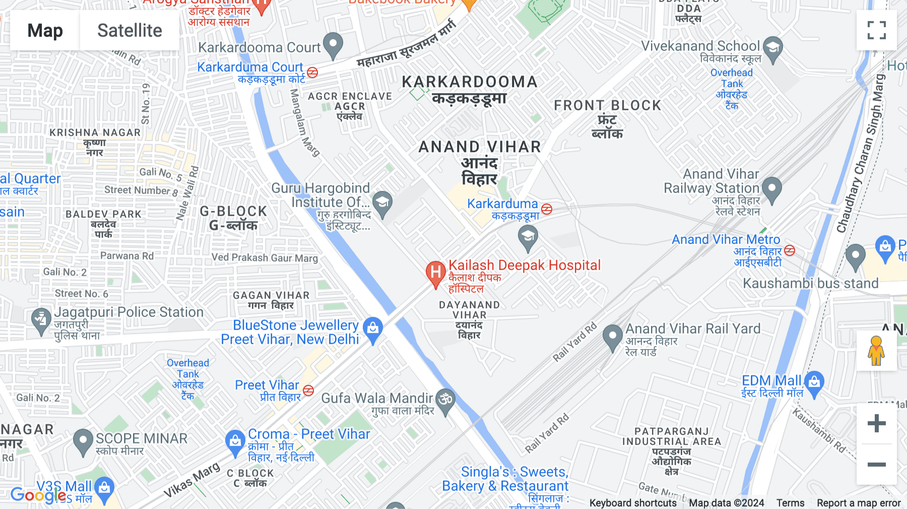 Click for interative map of 11, Hargobind Enclave, Near Karkardooma Metro Station, Opposite Metro Pillar No.118, Delhi, New Delhi