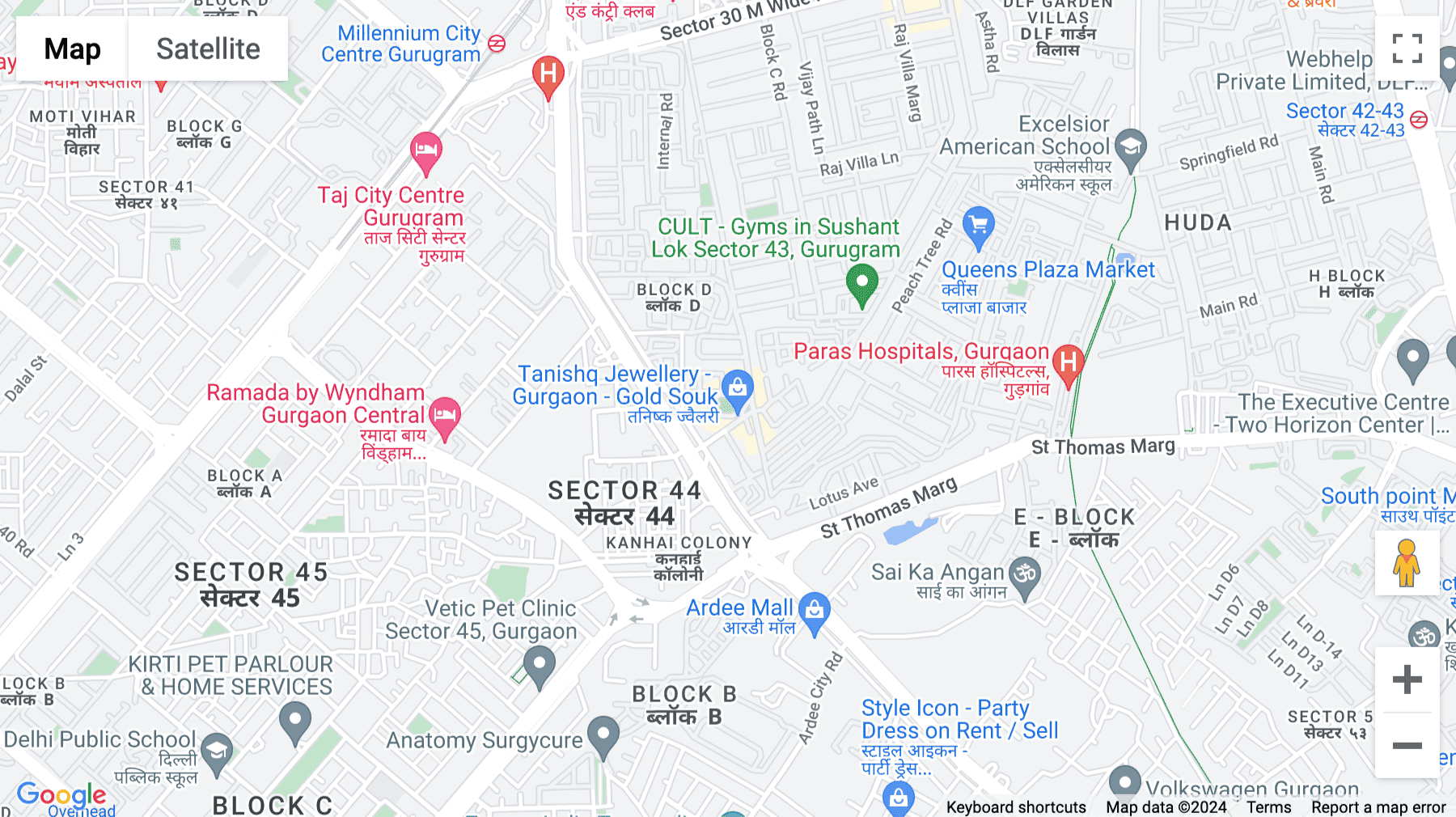 Click for interative map of Gold Souk Mall LGF, Block- C, Sector- 43, Sushant Lok, Phase- I, Gurugram