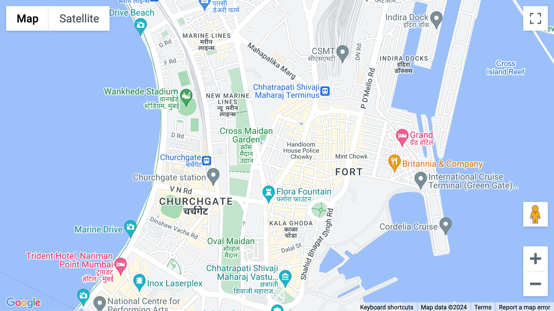 Click for interative map of DBS House, 31 Prescot Road, Fort, Mumbai