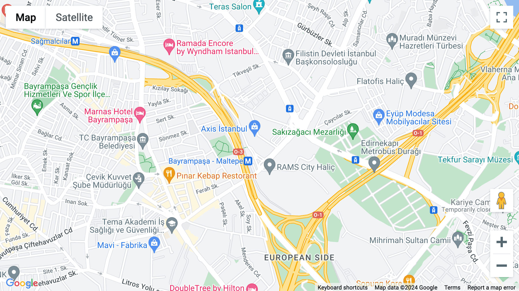 Click for interative map of Topçular Mahallesi, Osmangazi Caddesi, Istanbul, Istanbul