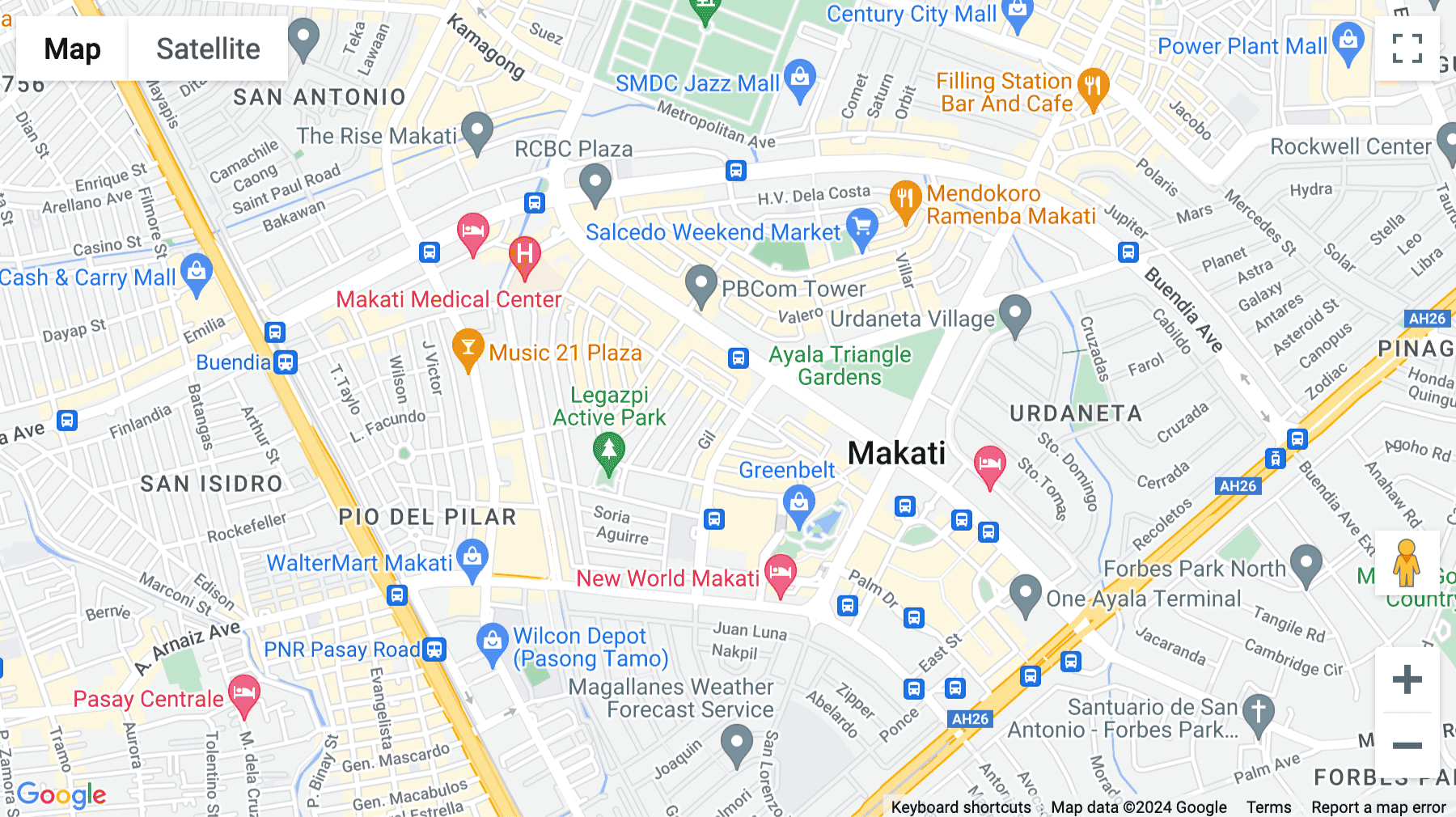 Click for interative map of Penthouse OPL Building, 100 C. Palanca Street, Legazpi Village, Makati City, Makati