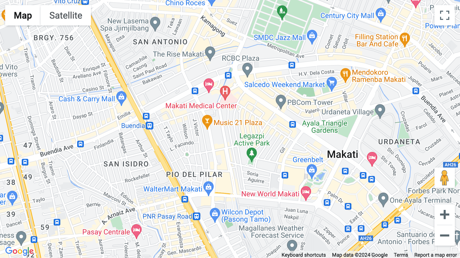 Click for interative map of 2nd floor, Zeta Building, Salcedo Street, Legaspi Village, Makati City, Makati