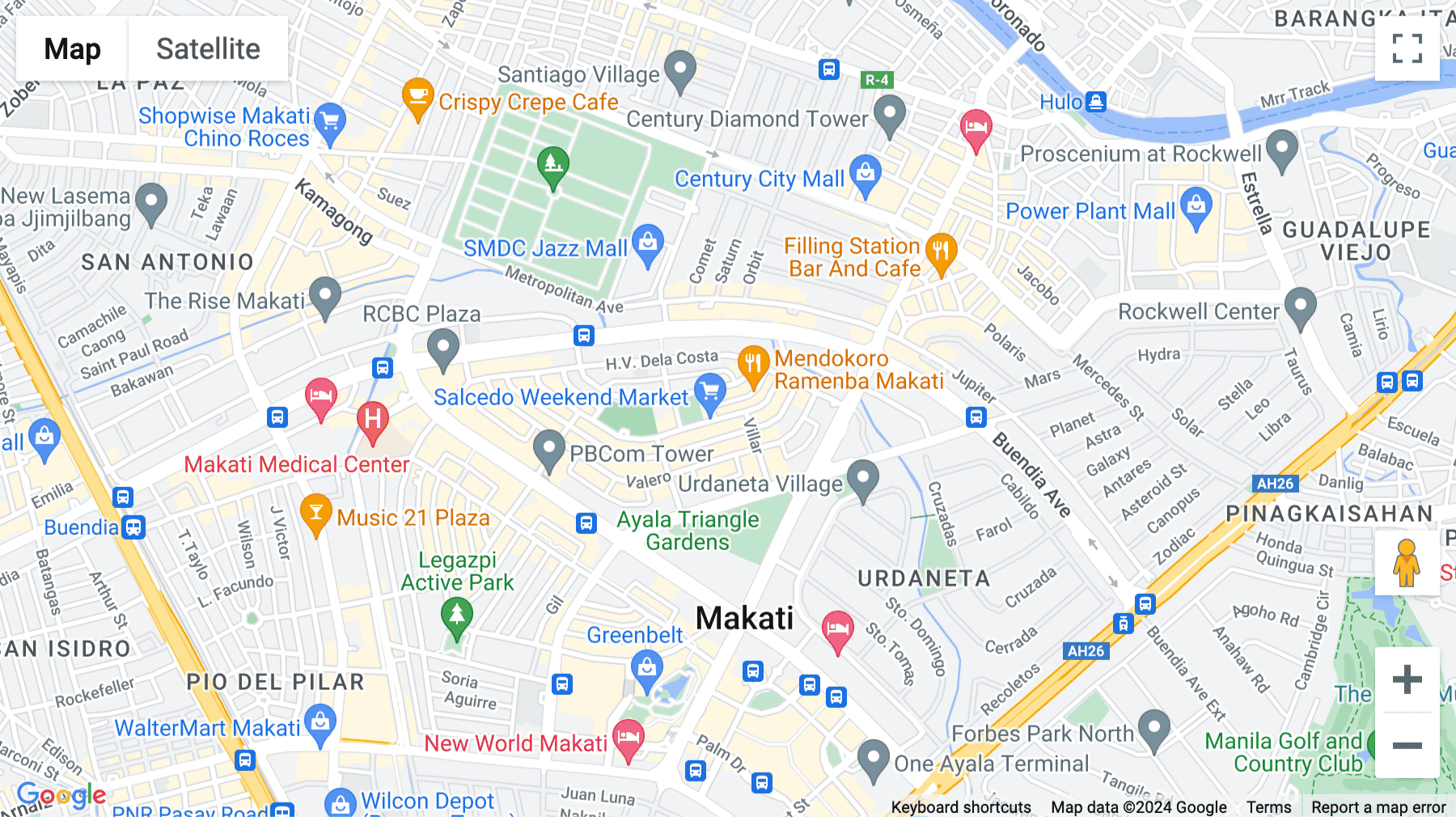 Click for interative map of 7F Adamson Center, LP Leviste Street, Salcedo Village, Makati