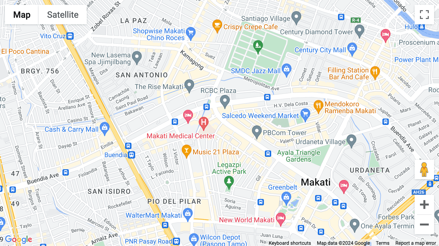 Click for interative map of 3F Ayala North Exchange, Ayala Avenue corner, Legaspi Village, Makati City, Makati