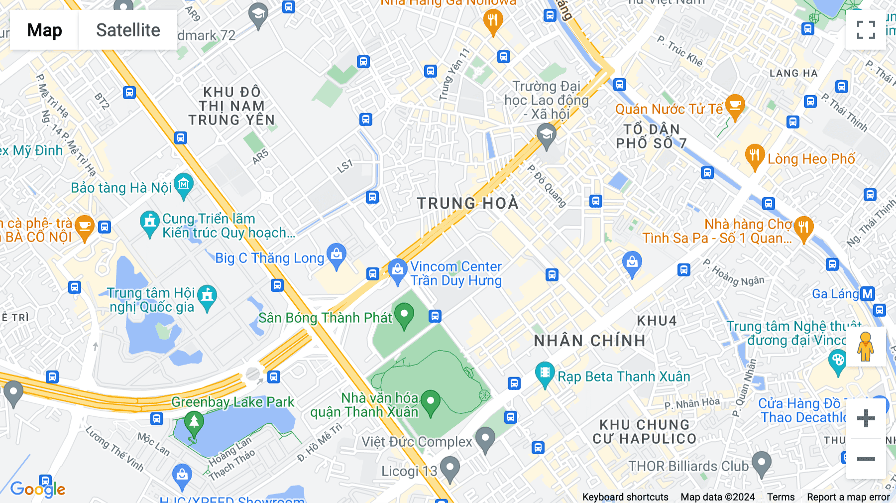 Click for interative map of 117 Tran Duy Hung street, Trung Hoa Ward, Cau Giay District, Ha Noi, Hanoi