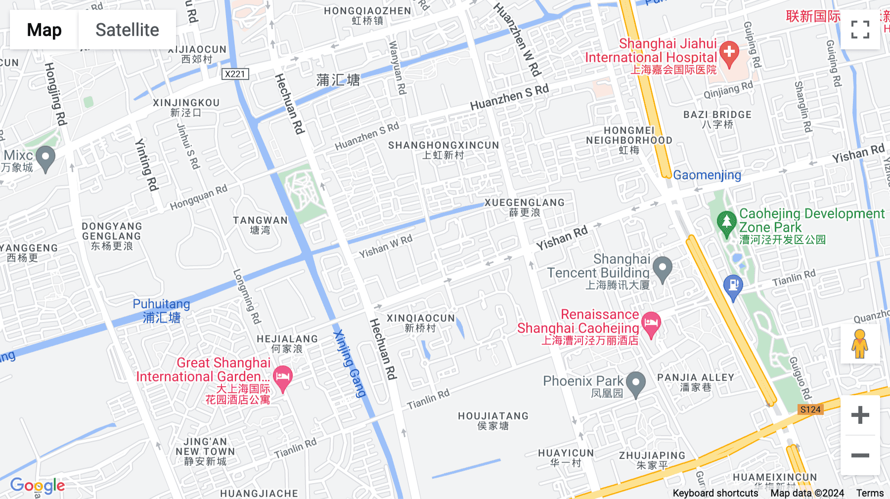 Click for interative map of WeWork Li & Fung Plaza, 2000 Yishan Rd, Shanghai, Shanghai