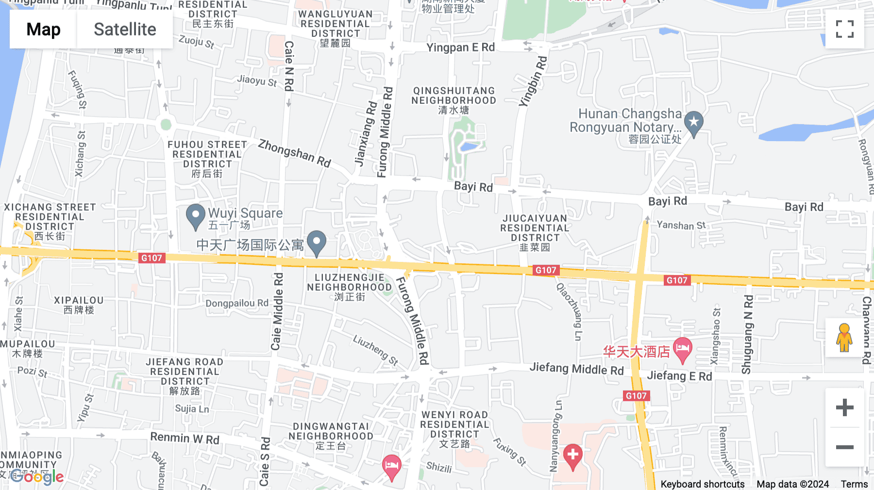 Click for interative map of 4th Floor, Yinhua Building, No. 618 Wuyi Avenue, Changsha