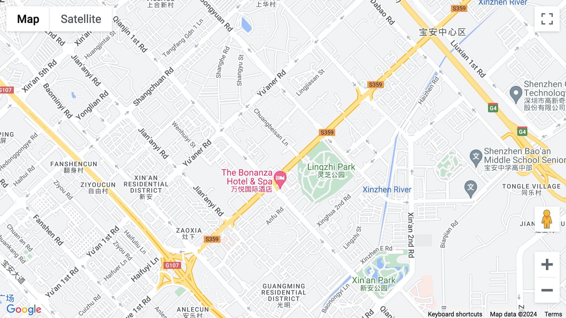 Click for interative map of Beeplus 1F、3F-5F, Jiu Yue Ya Xuan Building, Chuang Ye 2nd Road, Baoan Diatrict, Shenzhen, Shenzhen