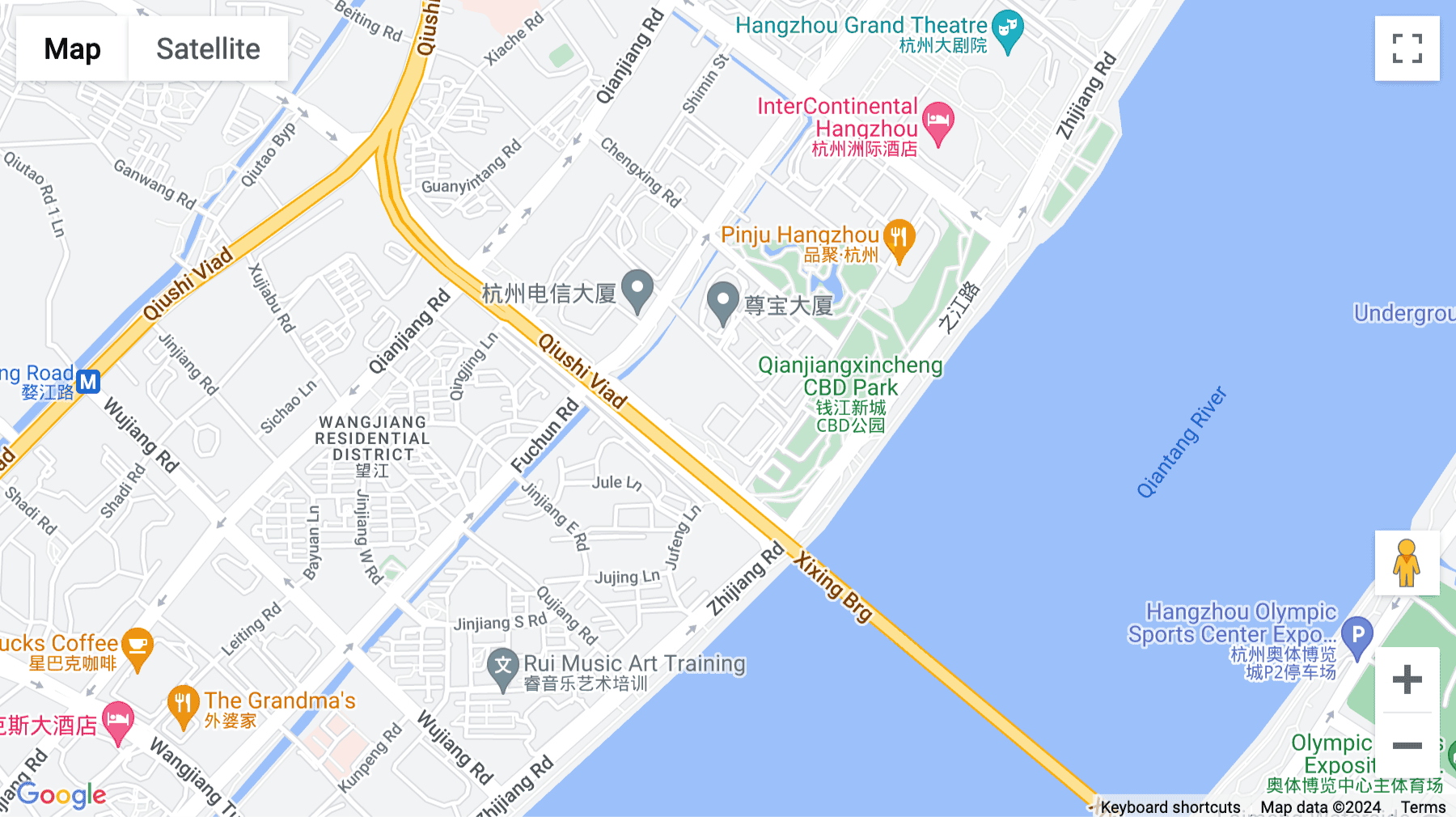 Click for interative map of Tower 5, Mingzhu International Business Center, 206 Wuxing Road, Jianggan, Hangzhou, Hangzhou