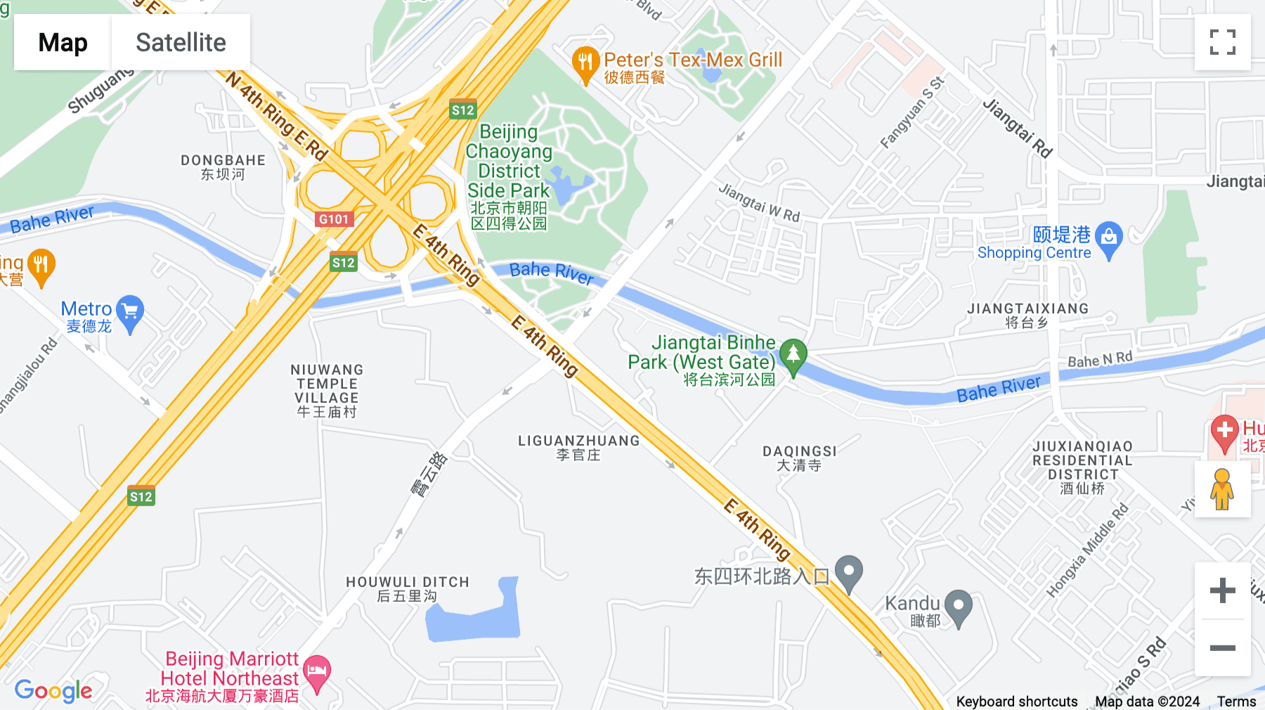 Click for interative map of Parkview Place, 2F – 5F, Building 1, Zone A, 2 East 4th Ring Rd, Beijing