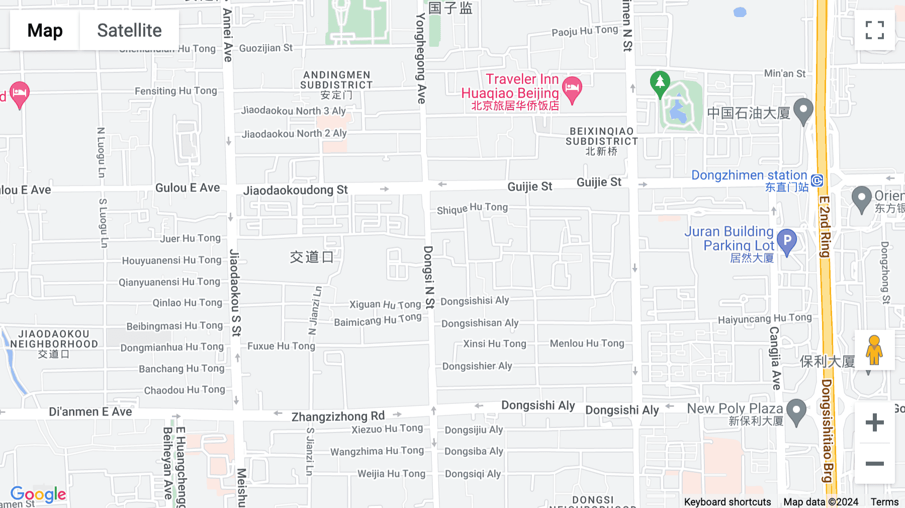 Click for interative map of Renmei Center Beijing, East Annex Building, No.7, Banqiao South Alley, Beixinqiao Street, Dongcheng District, Beijing