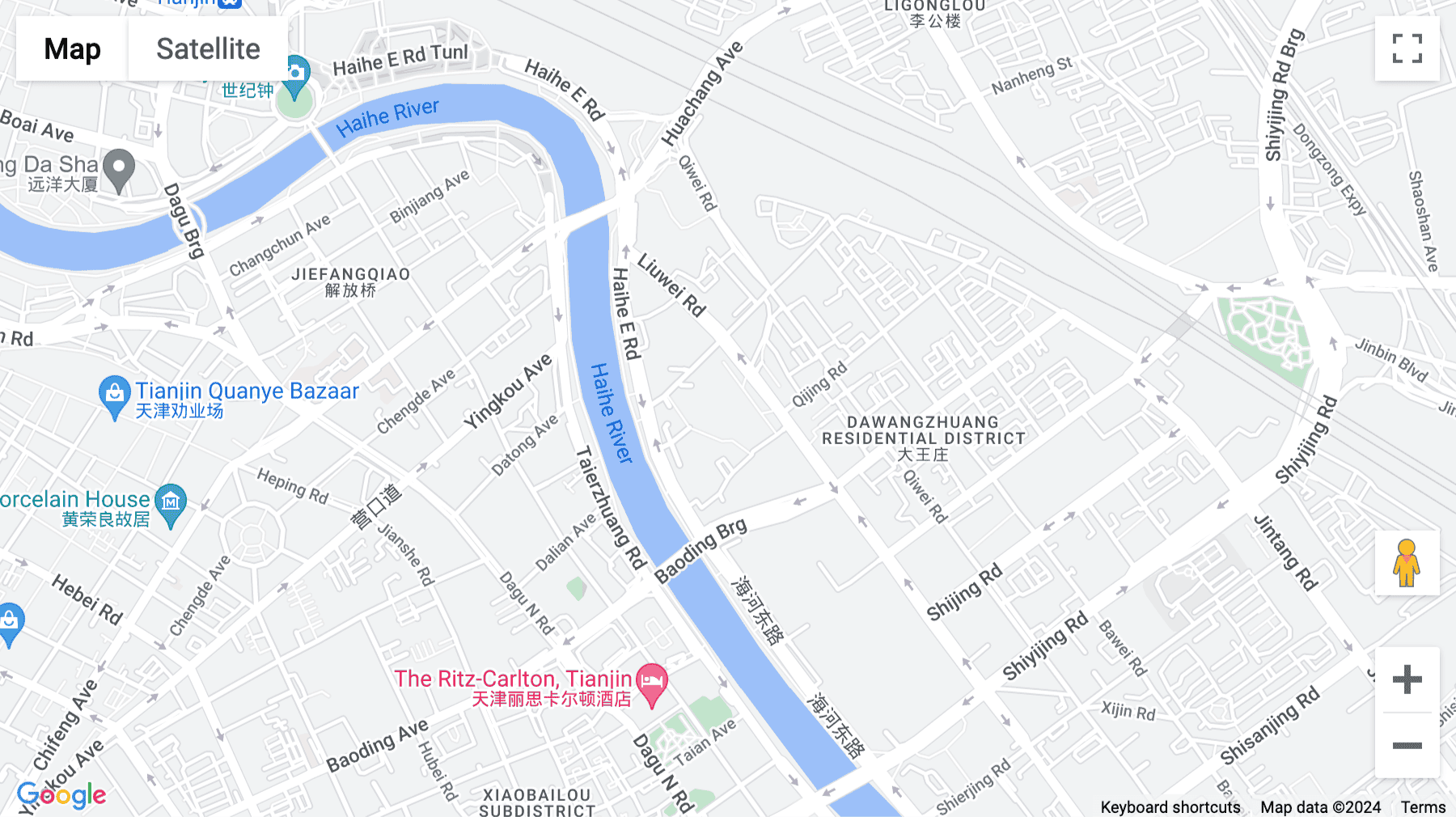 Click for interative map of 3&4/F, Tianjin Riverview Place, No. 238 Liuwei Road, Hedong District, Tianjin