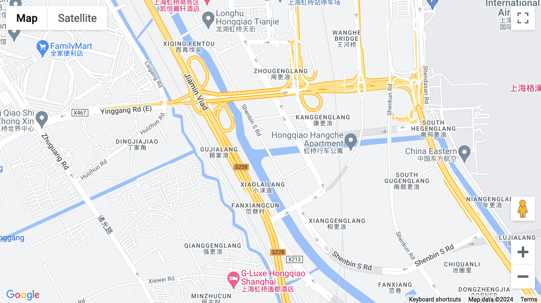 Click for interative map of 3F, (Building E) No. 998 Shenbin S. Road, Minhang Dist, Shanghai