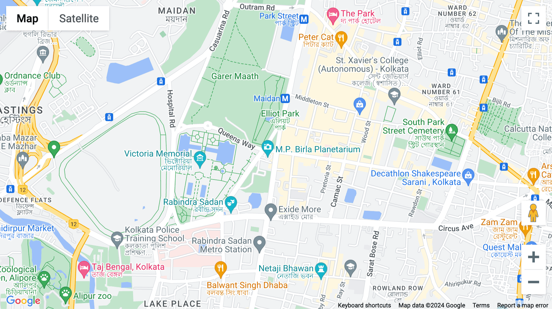 Click for interative map of 7th Floor Apeejay House, 15 Park Street, Block A, Kolkata