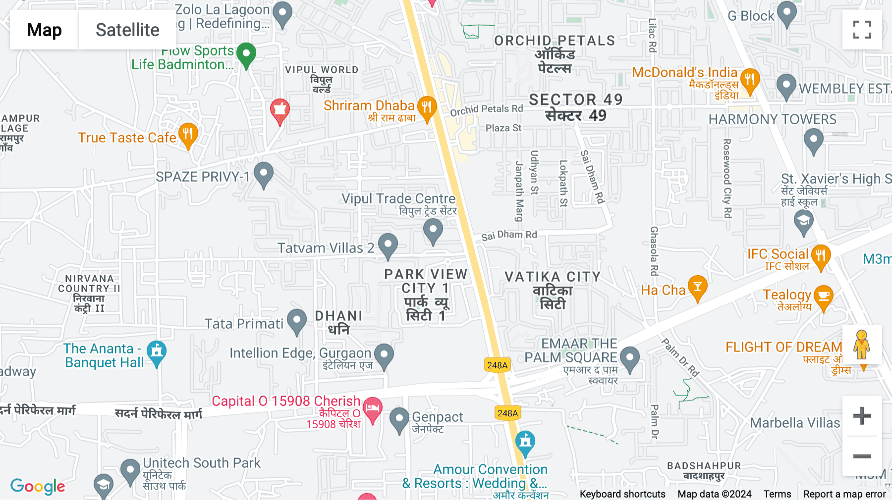 Click for interative map of 250, Vipul Trade Center, Sector 48, Gurugram