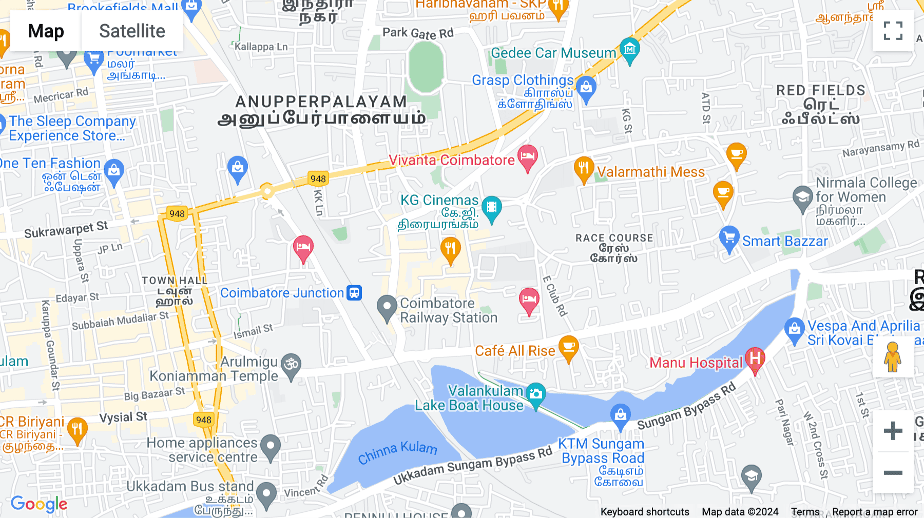 Click for interative map of 126, Arts College Road, Coimbatore – 641018, Coimbatore, Coimbatore