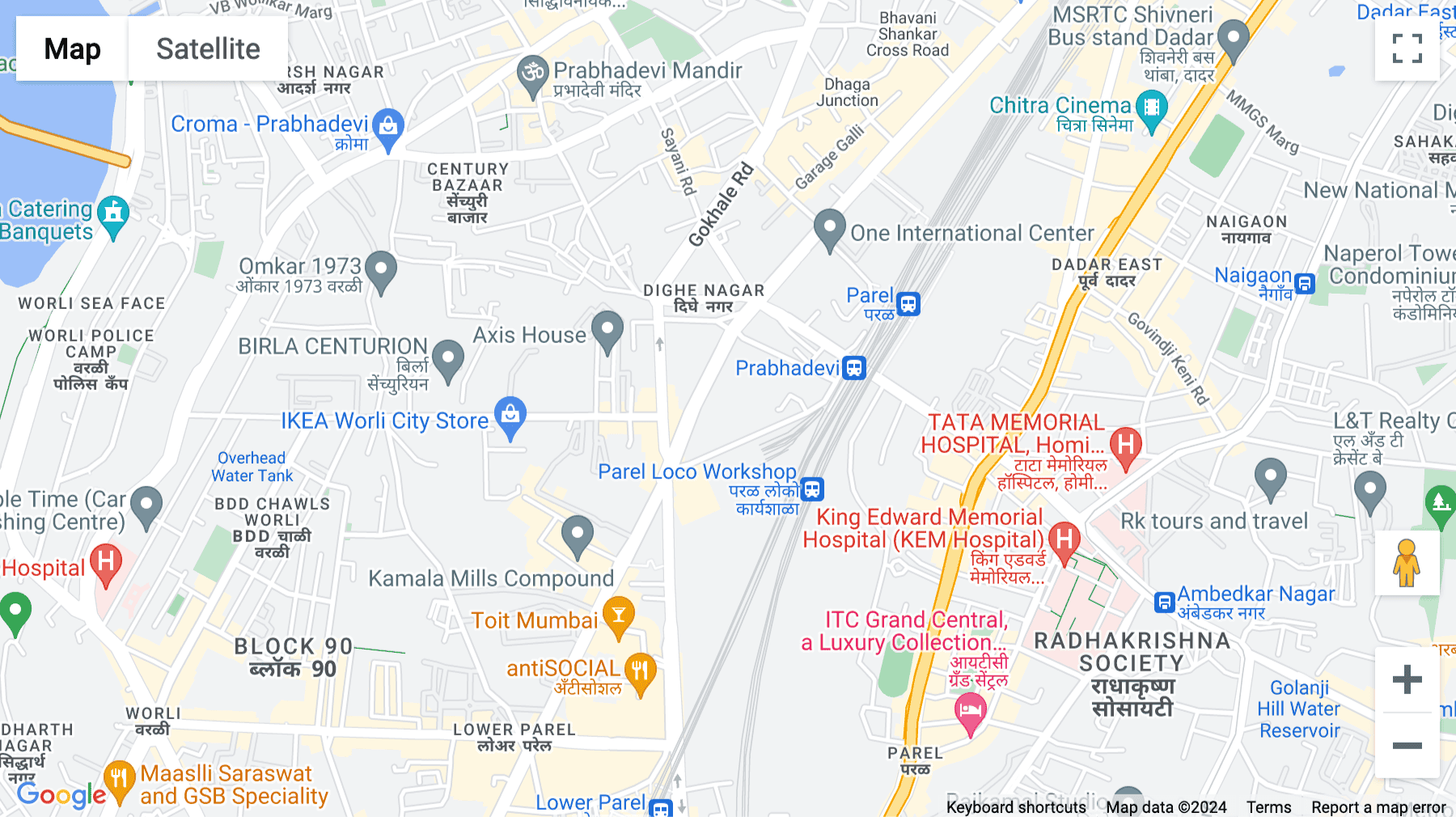 Click for interative map of 7th & 8th Floor, Tower 2A, One Indiabulls Centre, S.B. Marg, Lower Parel, Mumbai 400013, India, Mumbai, Mumbai